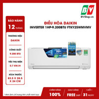 Điều hòa Daikin 1 chiều Inverter 1HP-9.200BTU FTKY25WMVMV