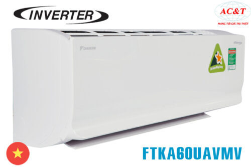 Điều hòa Daikin Inverter 21000 BTU 1 chiều FTKA60VAVMV gas R-32