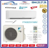 Điều hòa Daikin 9000 BTU inverter 1 chiều FTKB25YVMV Mới 2024