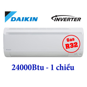 Điều hòa Daikin Inverter 26000 BTU 1 chiều FTKC71NVMV/RKC71NVMV gas R-32