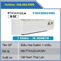 Điều hòa Daikin Inverter 11900 BTU ATKA35UAVMV - Mẫu mới 2020