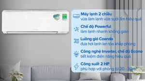Điều hòa Daikin Inverter 18000 BTU 2 chiều FTHF50VAVMV gas R-32