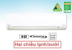 Điều hòa Daikin Inverter 2 chiều 12000 BTU FTHF35XVMV/RHF35XVMV gas R-32