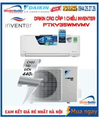 Điều Hòa Daikin Inverter 12000BTU 1 chiều Dòng Cao Cấp FTKY35WMVMV