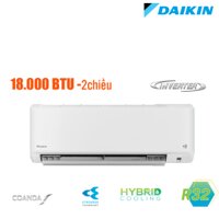 Điều hòa Daikin RXU50XV2V(2chiều,inverter,18000 BTU,CSPF:6.19,cấp gió tươi,streamer,hybrid cooling,coanda,220V / 50Hz ,Dàn nóng 45kg)