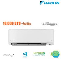 Điều Hòa Daikin RXU50XV2V(2chiều,Inverter,18000 BTU,CSPF:6.19,Cấp Gió Tươi,Streamer,Hybrid Cooling,Coanda,Dàn Nóng 45kg)