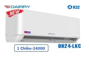 Điều hòa Dairry 1 chiều 24000 BTU DR24LKC Gas R-32