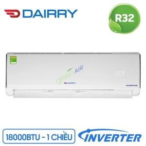 Điều hòa Dairry 18000 BTU 1 chiều Inverter i-DR18KC gas R32