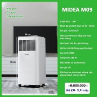 Điều hòa di động Midea M09 - 9.000 BTU