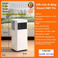 Điều hòa di động Xiaomi New Widetech PRO 9000 BTU - App Mihome