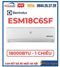 Điều hòa Electrolux 18000 BTU 1 chiều ESM18C6SF Mới 2026