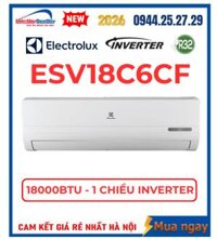 Điều hòa Electrolux 18000 BTU 1 chiều inverter ESV18C6CF Mới 2026