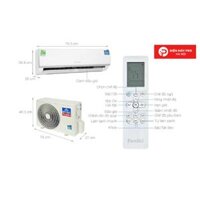 Điều hòa Funiki Inverter 12000 BTU 1 chiều HIC12TMU Mới 100% Chính Hãng