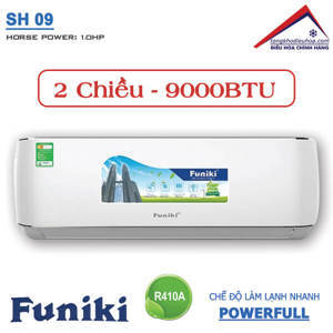 Điều hòa Funiki 9000 BTU 2 chiều SH09