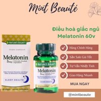 ĐIỀU HOÀ GIẤC NGỦ MELATONIN NATURE’S BOUNTY của Mỹ