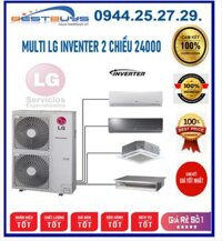 Điều hòa HAI CHIỀU multi 1 nóng 4 lạnh LG A4UW24GFA3 MỚI 2022