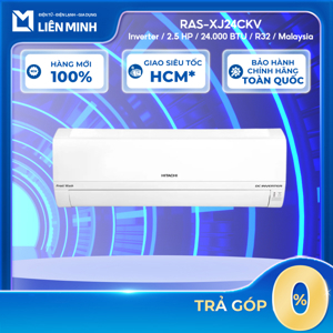 Điều hòa Hitachi 24000 BTU 1 chiều Inverter RAS-XJ24CKV gas R-32