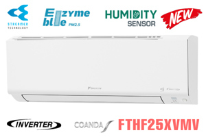 Điều hòa Daikin Inverter 9000 BTU 2 chiều FTHF25XVMV/RHF25XVMV gas R-32