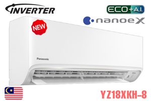 Điều hòa Panasonic Inverter 18000 BTU 2 chiều YZ18XKH-8 gas R-32