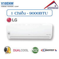 Điều hòa LG 1 chiều 9.000BTU Inverter V10ENW