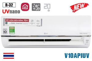 Điều hòa LG Inverter 9000 BTU 1 chiều V10APIUV gas R-32