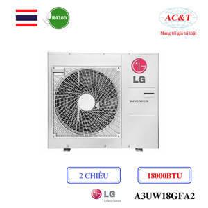 Điều hòa LG 18000 BTU 2 chiều Inverter A3UW18GFA2 gas R-410A