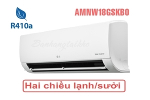 Điều hòa LG 18000 BTU 2 chiều Inverter AMNW18GSKB0 gas R-410A