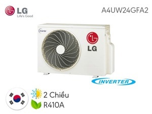 Điều hòa LG 24000 BTU 2 chiều Inverter A4UW24GFA2 gas R-410A