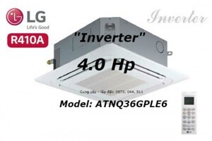 Điều hòa LG 36000 BTU 1 chiều Inverter ATNQ36GPLE6 gas R-410A
