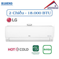 Điều hòa LG UV Nano 2 chiều Inverter 18.000BTU B18END