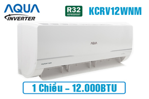 Điều hòa Aqua Inverter 12000 BTU 1 chiều AQA-KCRV12WNM gas R-32