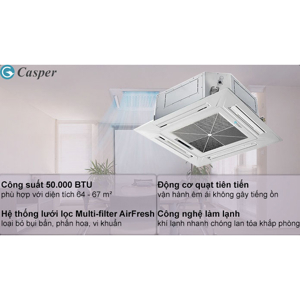 Điều hòa Casper 50000 BTU 1 chiều CC-50TL22 gas R-410A