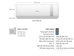 Điều hòa Casper 24000 BTU 1 chiều SC-24TL22 gas R-410A