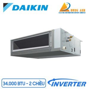 Điều hòa Daikin Inverter 34000 BTU 2 chiều FBA100BVMA/RZA100BV2V gas R-32 - Điều khiển dây