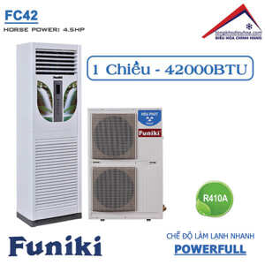 Điều hòa Funiki 42000 BTU 1 chiều FC42 gas R-410A