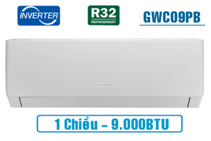 Điều hòa Gree 9000 BTU 1 chiều Inverter GWC09PB-K3D0P4 gas R32