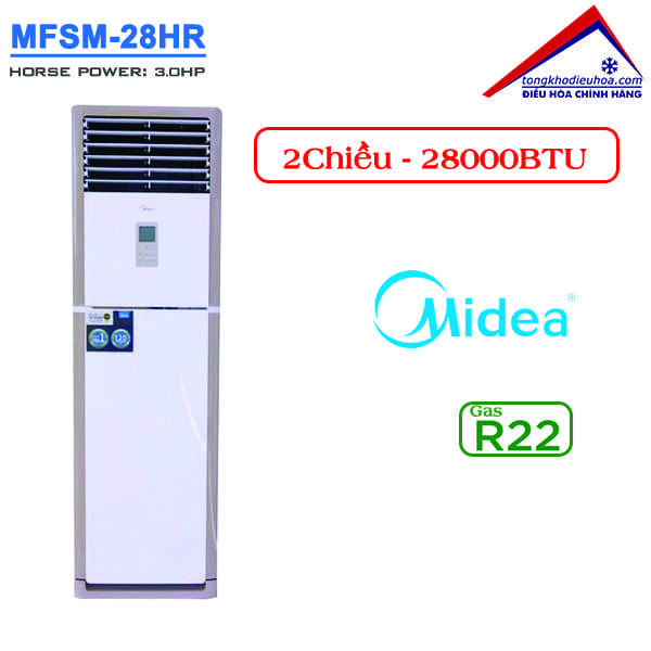 Điều hòa Midea 28000 BTU 2 chiều MFSM-28HR gas R-22