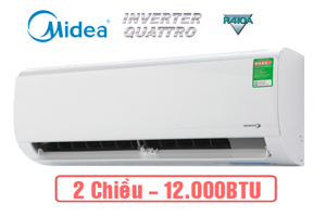 Điều hòa Midea Inverter 12000 BTU 2 chiều MSAFBU-12HRD gas R-410A