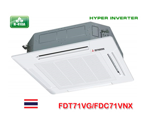 Điều hòa Mitsubishi 24000 BTU 2 chiều Inverter FDT71VG/FDC71VNX gas R-410A