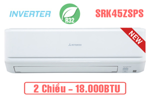 Điều hòa Mitsubishi Heavy 18000 BTU 2 chiều Inverter SRK45ZSPS-S5 gas R-32