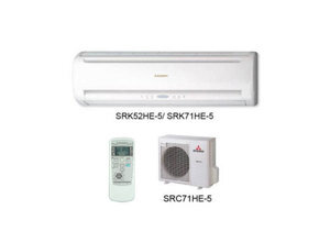 Điều hòa Mitsubishi 24000 BTU 2 chiều Inverter SRK/SRC 71HE gas R-22