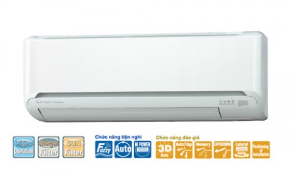 Điều hòa Mitsubishi 24000 BTU 2 chiều Inverter SRK71ZR-S gas R-410A