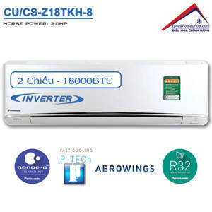 Điều hòa Panasonic 18000 BTU 2 chiều CU/CS-Z18TKH-8 gas R-32