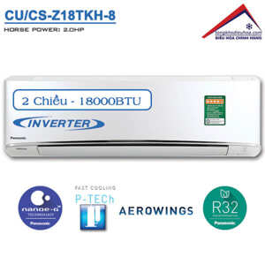 Điều hòa Panasonic 18000 BTU 2 chiều CU/CS-Z18TKH-8 gas R-32