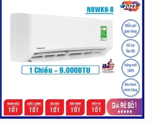 Điều hòa Panasonic 9000 BTU 1 chiều CU/CS-N9WKH-8M gas R-32