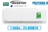 Điều hòa Panasonic 24000 BTU 1 chiều Inverter PU24VKH-8 gas R-32