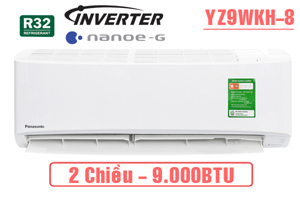 Điều hòa Panasonic Inverter 9000 BTU 2 chiều YZ9WKH-8 gas R-32
