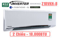 Điều hòa Panasonic 18000 BTU 2 chiều Inverter Z18VKH-8 gas R-32