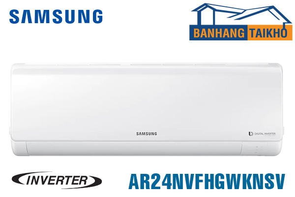 Điều hòa Samsung 24000 BTU 1 chiều Inverter AR24NVFHGWKNSV gas R-410A