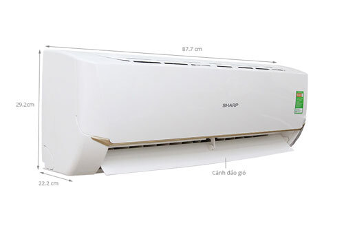 Điều hòa Sharp 12000 BTU 1 chiều AH-A12SEW gas R-410A